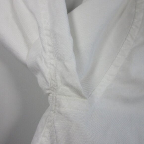 Club Monaco White Button Down Shirt Men's Long Sleeve Casual Work Office XS 200 - Picture 6 of 10